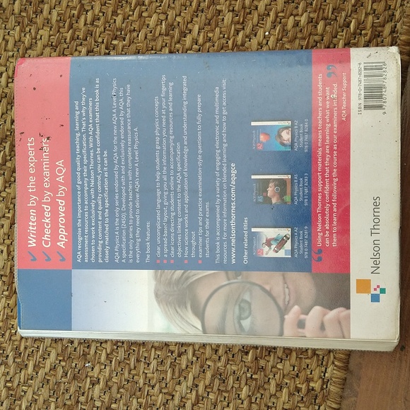 Aqa Physics A Nelson Thornes - Picture 2 of 3